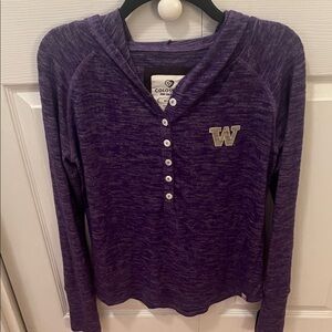 NWT Colosseum University of Washington Women’s Henley Top